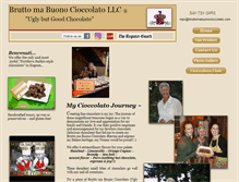 Tablet Screenshot of bruttomabuonocioccolato.com